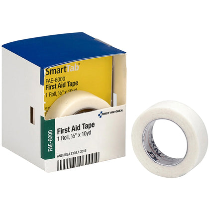 First Aid Only 10-yard Tape: 10 yd x 0.50’’ White - Secure Dressing - Bandages & Wraps