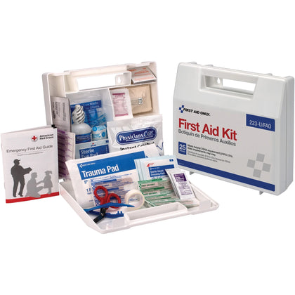 First Aid Only 25 Person Bulk Kit - 107 x Piece(s) For Individual(s) - 2.5’’ Height 8.4’’ Width 9’’ Depth Length
