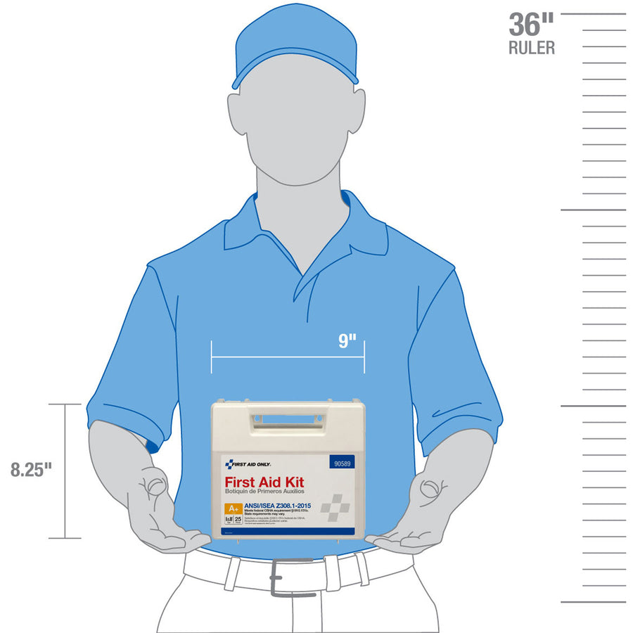 First Aid Only 25-Person Bulk Plastic First Aid Kit - ANSI Compliant - Alternate-Image1