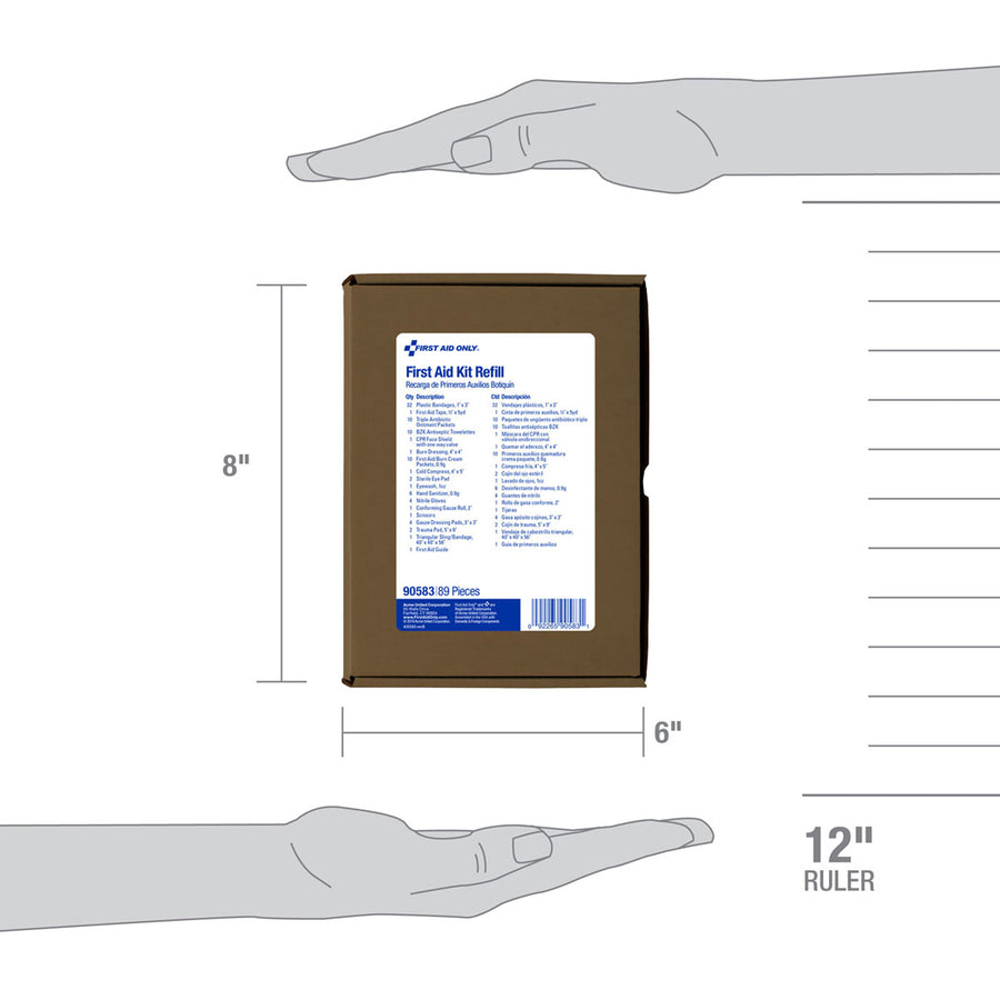 First Aid Only 25-Person Bulk First Aid Refill - ANSI Compliant - Alternate-Image1