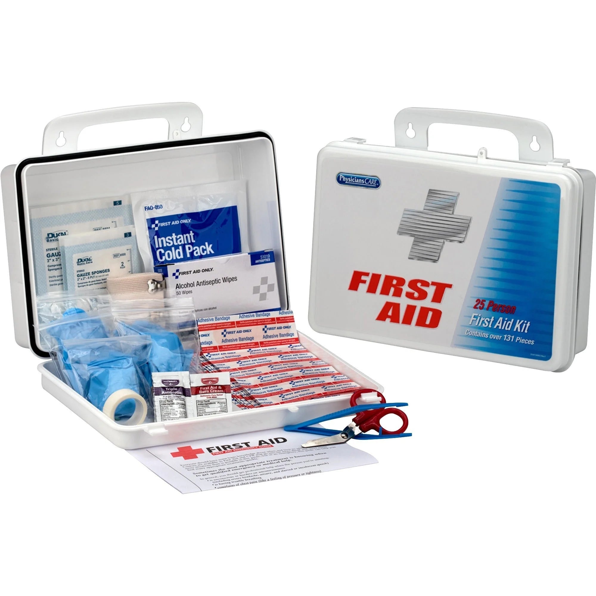 First Aid Only 25 Person Office Kit - Comprehensive 135-Piece Set - Kits