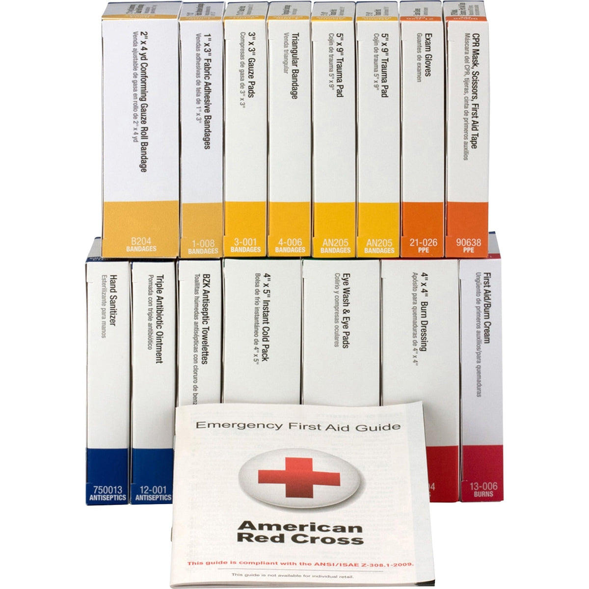 First Aid Only 25-Person Unitized First Aid Refill - ANSI Compliant - 2000