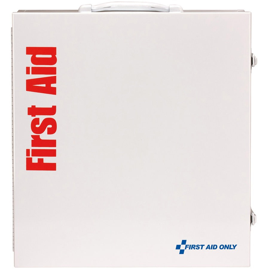 First Aid Only 3-Shelf First Aid Cabinet with Medications - ANSI Compliant - Front