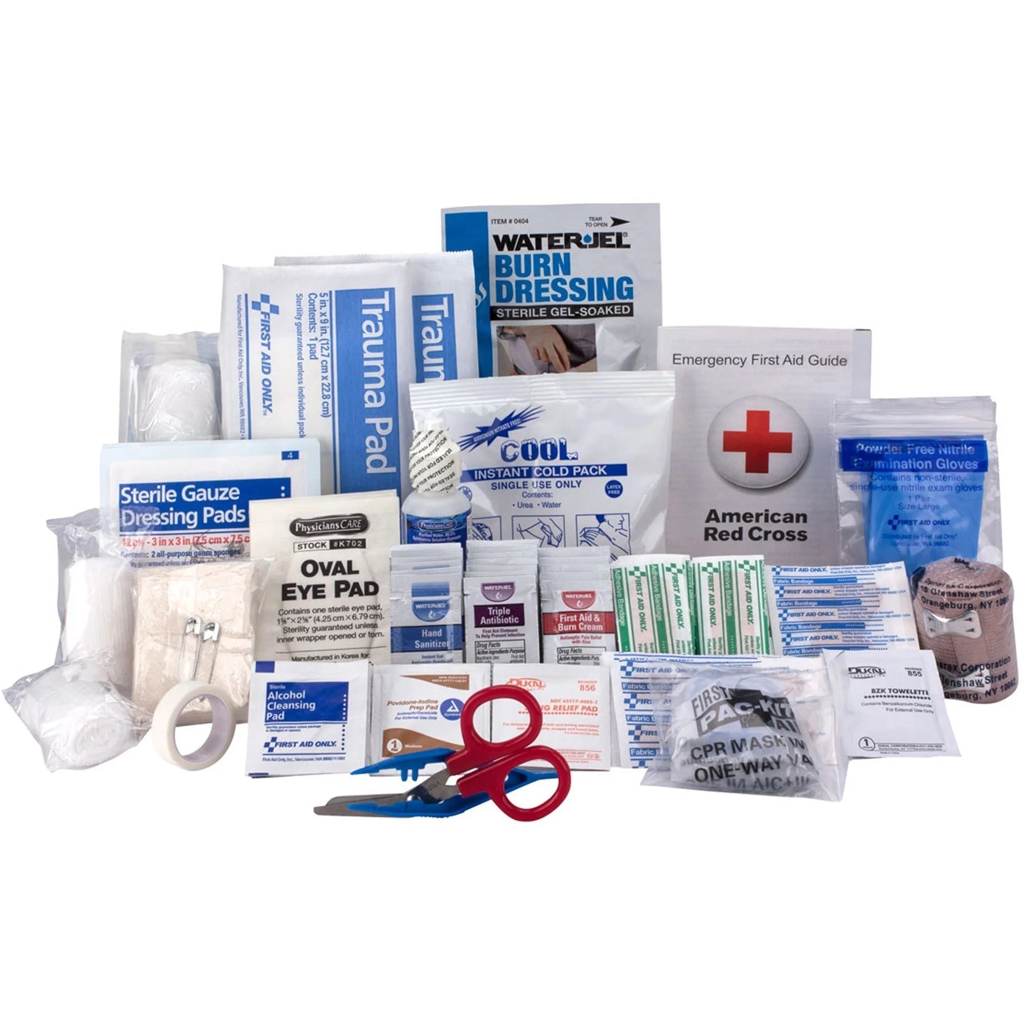 First Aid Only 50-Person Bulk Refill - ANSI Compliant - 183 x Piece(s) For 50 Individual(s) - 1 Each - Kits