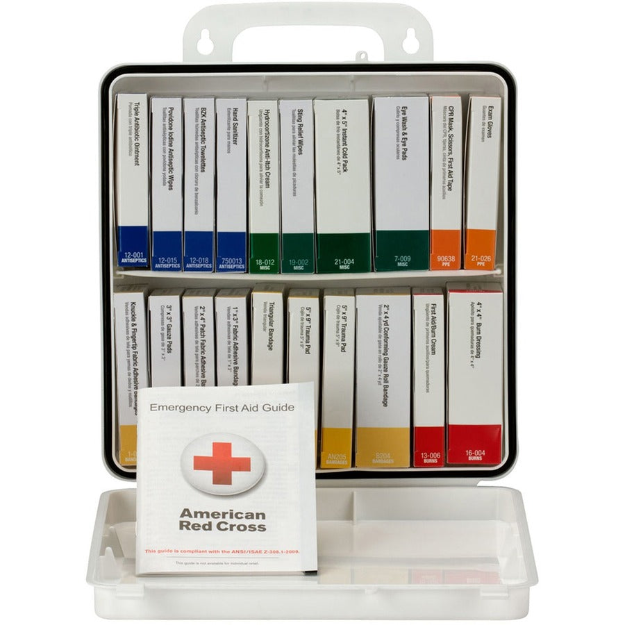 First Aid Only 50-Person Unitized Plastic First Aid Kit - ANSI Compliant - Front