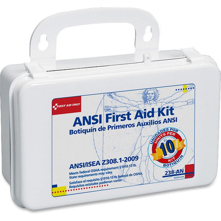 First Aid Only ANSI 10-unit First Aid Kit - Right