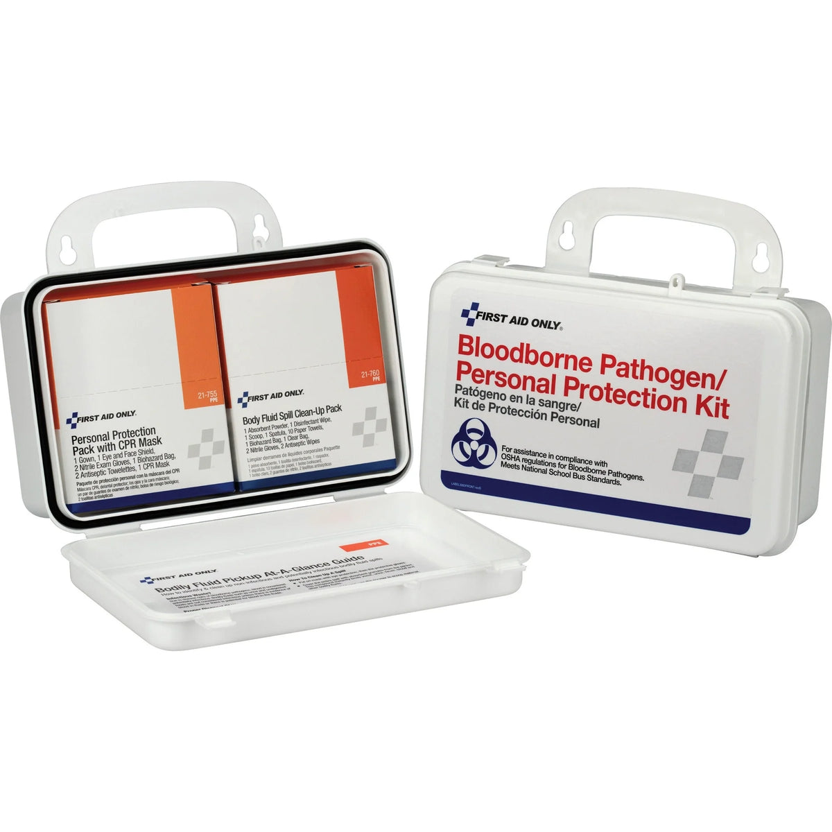 First Aid Only BBP/Personal Protection Kit - 28-Piece Set - Medical Spill Kits