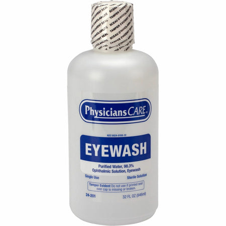 First Aid Only Eyewash Solution - 1 Quart - Soothes Burning & Irritated Eyes