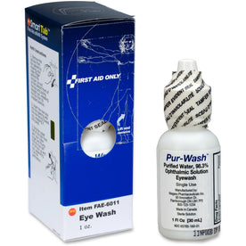 First Aid Only Pur-Wash Eyewash - Soothing Relief for Irritated Eyes