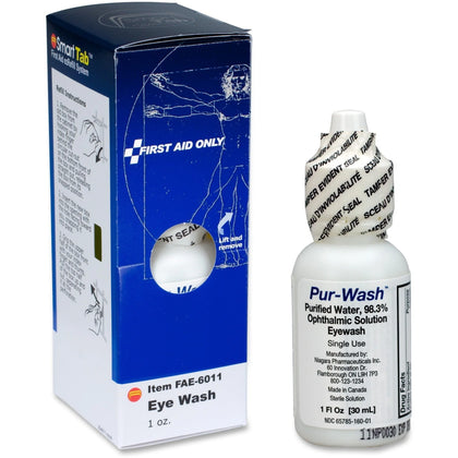 First Aid Only Pur-Wash Eyewash - Soothing Relief for Irritated Eyes
