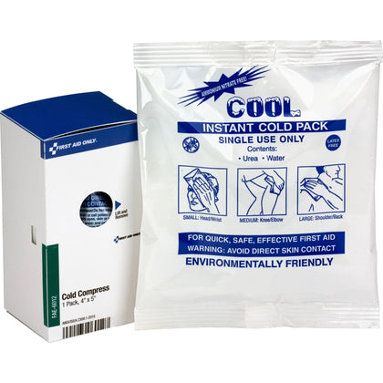 First Aid Only SmartCompliance Cold Pack Refill - 5x4x4.3 Inches - Wound Care