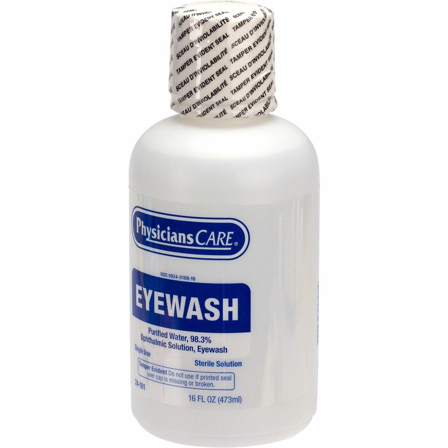 First Aid Only Sterile Ophthalmic Solution Eyewash - Left
