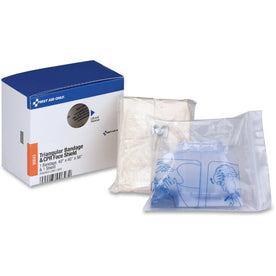 First Aid Only Triangular Bandage & CPR Face Shield Kit - Masks