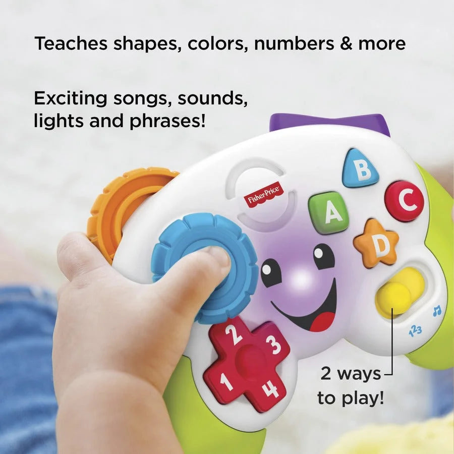 Fisher-Price Laugh & Learn Controller: Interactive Video Game for Ages 6 Months to 3 Years - Learning Toys Blocks