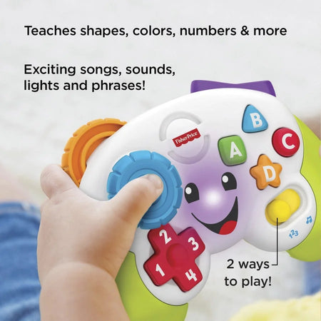 Fisher-Price Laugh & Learn Controller: Interactive Video Game for Ages 6 Months to 3 Years - Learning Toys Blocks