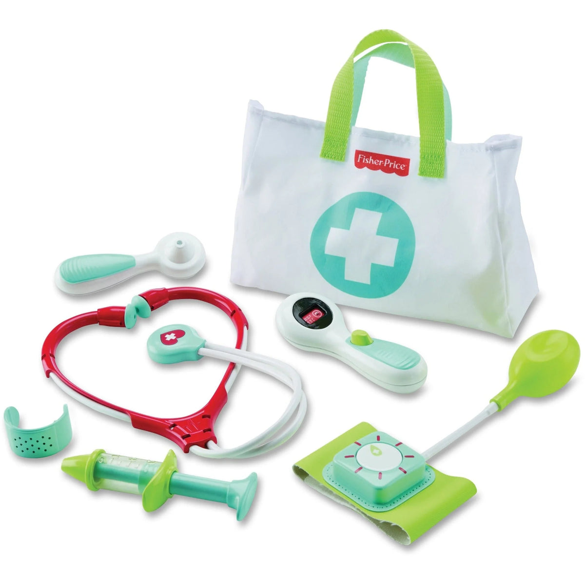 Fisher-Price Plastic Play Medical Kit: Ages 3-6 Multi - Learning Toys & Blocks