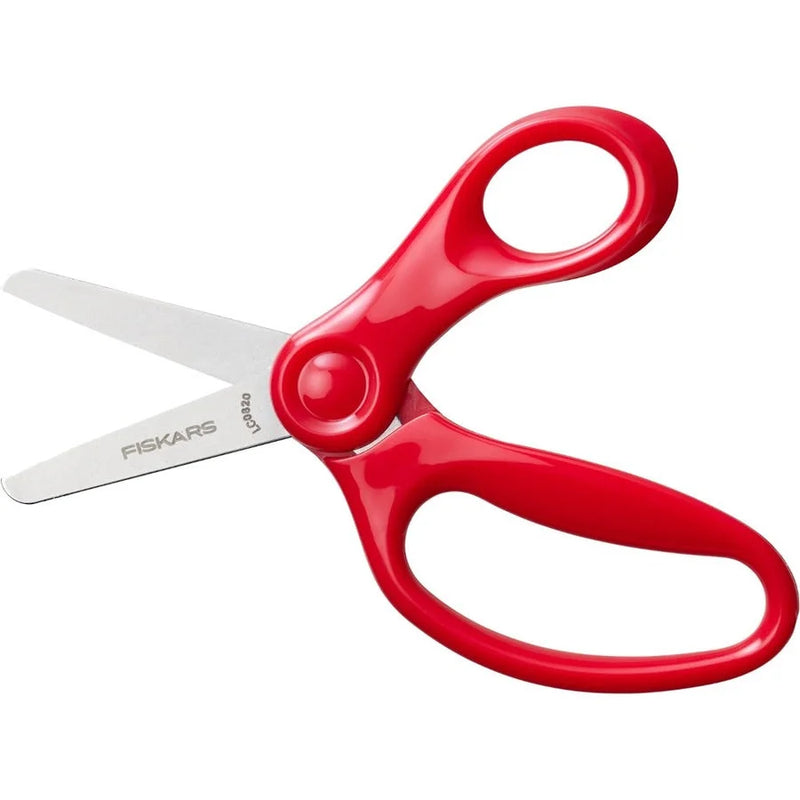 Fiskars 5’’ Blunt-tip Kids Scissors - Safe Red Blade - Kid