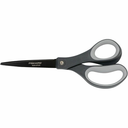 Fiskars 8’’ Non-stick Titanium Softgrip Scissors: Stainless Steel Straight Tip - Scissors