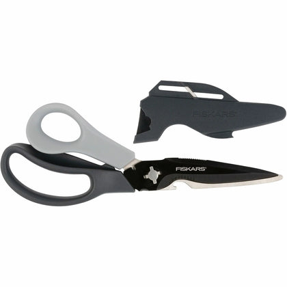 Fiskars 9’’ Titanium Coated Utility Cutter - Pointed Tip - Black - Scissors