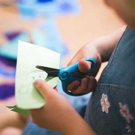 Fiskars Kids Scissors: 5’’ Blunt-tip Safety Edge Blade Turquoise - Kid Scissors