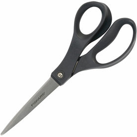 Fiskars Performance Scissors: Stainless Steel Straight Tip Gray - Scissors