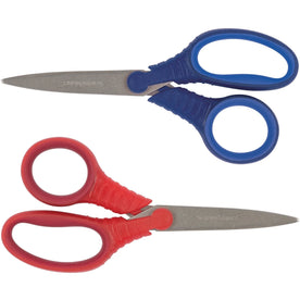Fiskars Schoolworks 5’’ Kids Scissors: Stainless Steel Pointed Tip - Kid Scissors