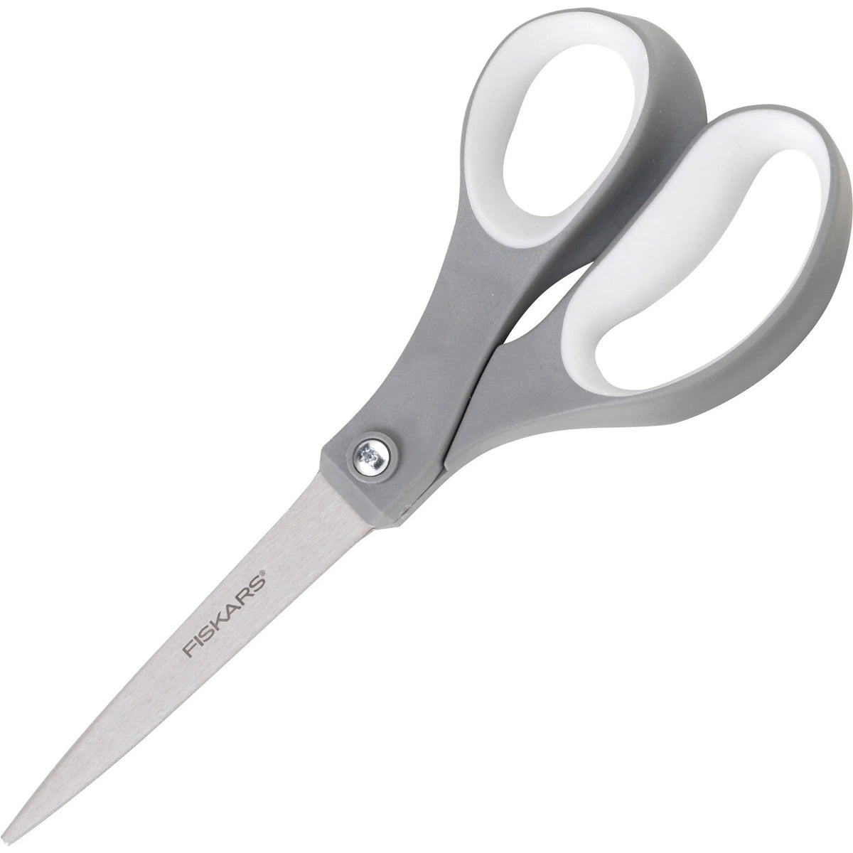 Fiskars Softgrip Scissors: 8’’ Stainless Steel Straight Tip Orange - Scissors