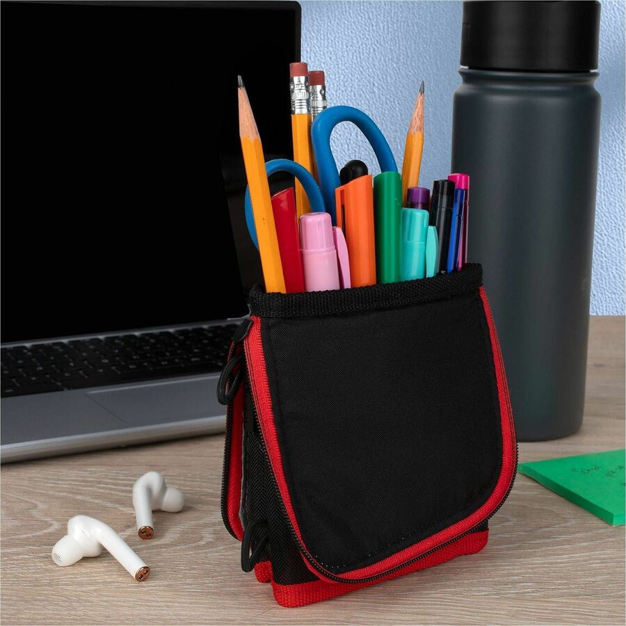 Five Star Stand 'N Store Carrying Case (Pouch) Pencil, Accessories - Assorted - Alternate-Image3