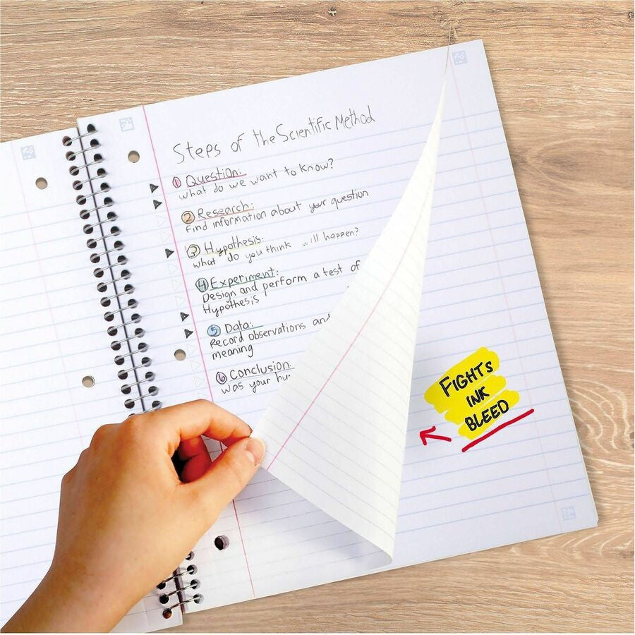 Five Star Five-subject Notebook - 200 Sheets - Wire Bound - 8’’ x 10 1/2’’ Sheet Size - Assorted Plastic Cover