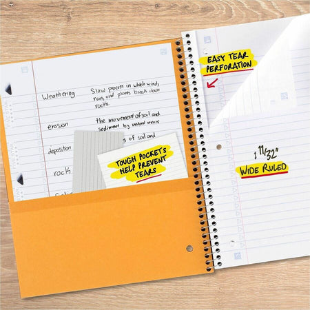 Five Star Wirebound 1-subject Notebook - Alternate-Image4