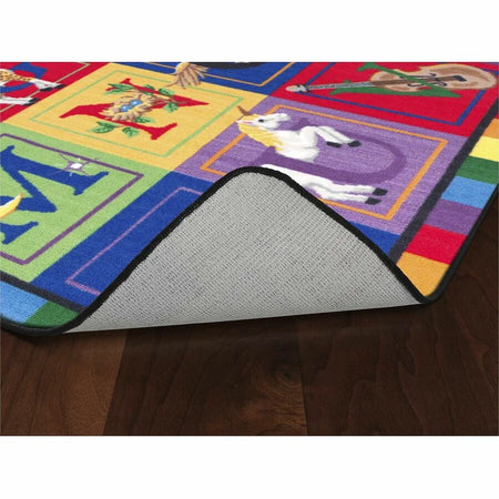 Flagship Carpets ABC Blocks Alphabet Rug - Multicolor Nylon - Rugs & Mats