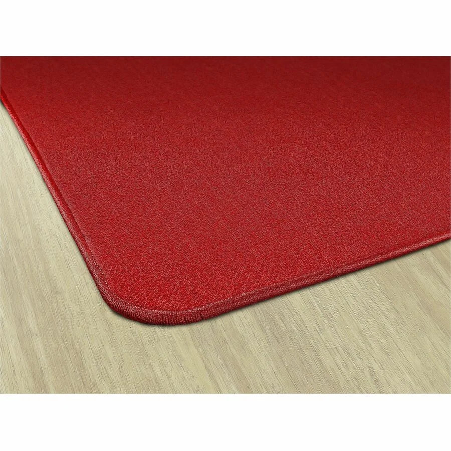 Flagship Carpets Americolors Solid Color Rug - Rowdy Red Traditional Floor - Rugs & Mats