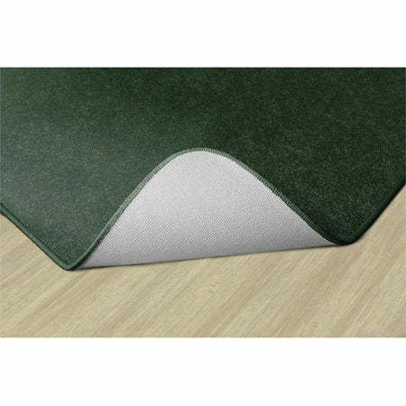 Flagship Carpets Amerisoft Emerald Green Rug - 48’’x72’’ Rectangle - Soft Polyester/Nylon - Rugs & Mats