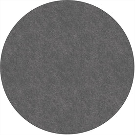 Flagship Carpets Amerisoft Gray Round Rug - 72’’ Diameter - Nylon & Polyester - Rugs Mats