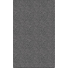 Flagship Carpets Amerisoft Gray Rug - 48x72 Rectangle - Soft Polyester/Nylon - Rugs & Mats
