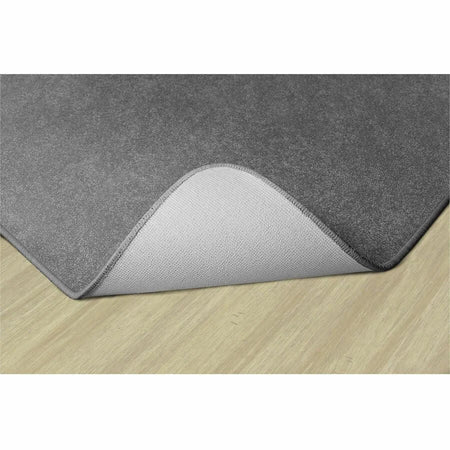 Flagship Carpets Amerisoft Gray Square Rug - 72x72’’ Polyester - Rugs & Mats