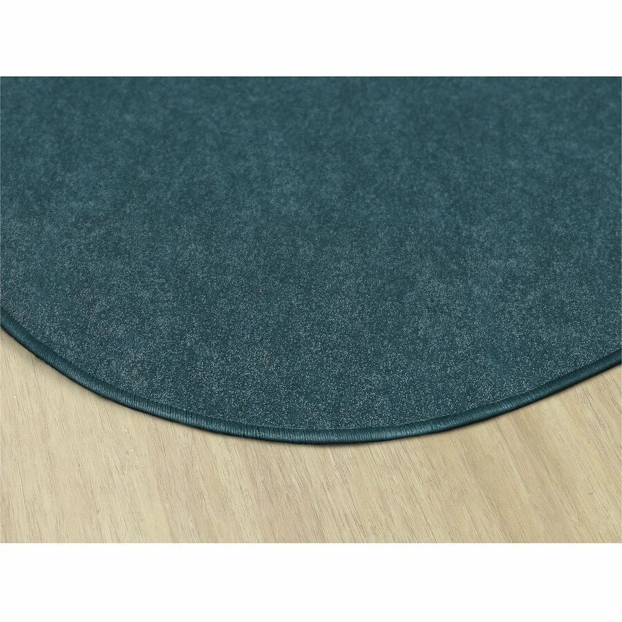Flagship Carpets Amerisoft Marine Blue Round Rug - 72’’ Diameter - Rugs & Mats