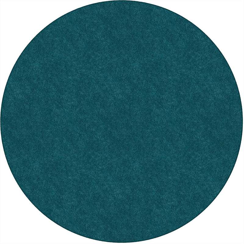 Flagship Carpets Amerisoft Marine Blue Round Rug - 72’’ Diameter - Rugs & Mats