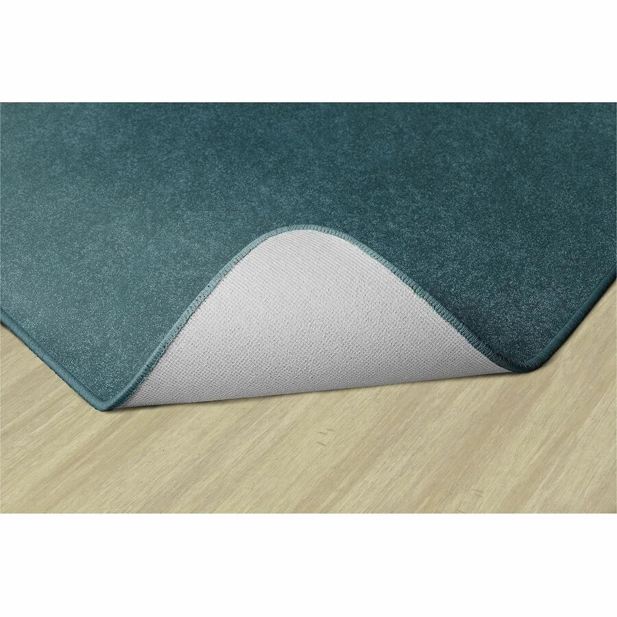 Flagship Carpets Amerisoft Marine Blue Square Rug - 72’’x72’’ - Polyester/Nylon - Rugs & Mats