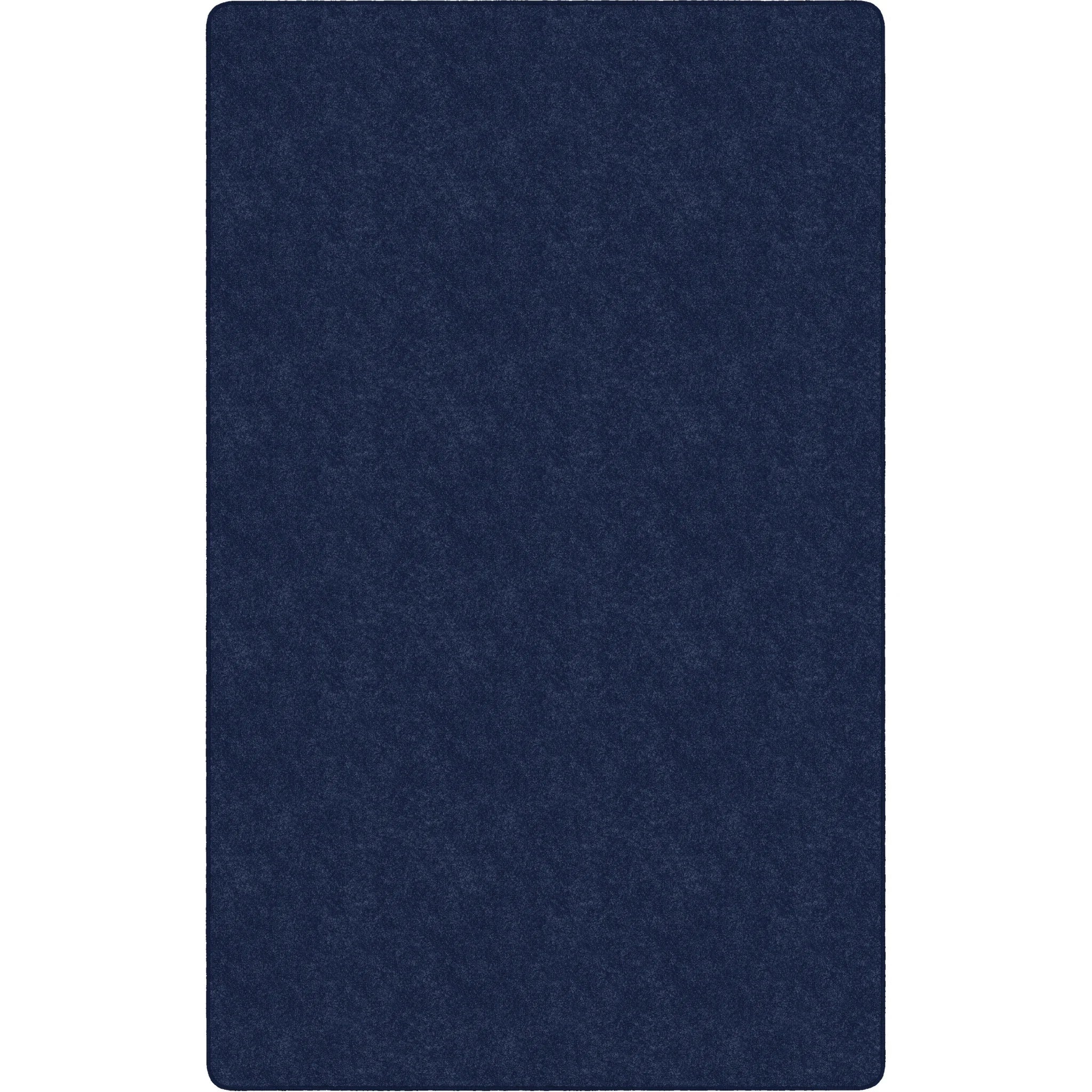 Flagship Carpets Amerisoft Navy Blue Rug - 108’’x72’’ Rectangle - Nylon/Polyester - Rugs & Mats