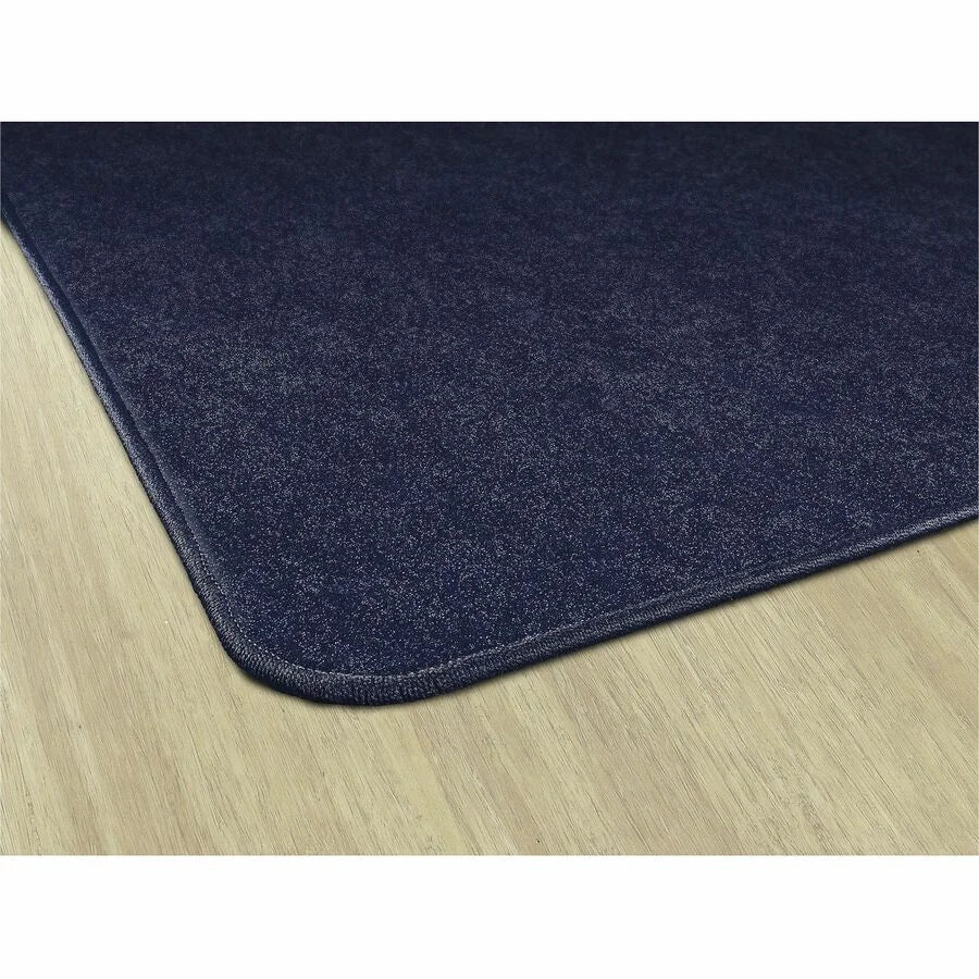 Flagship Carpets Amerisoft Navy Blue Square Rug - 72’’x72’’ - Polyester/Nylon - Rugs & Mats