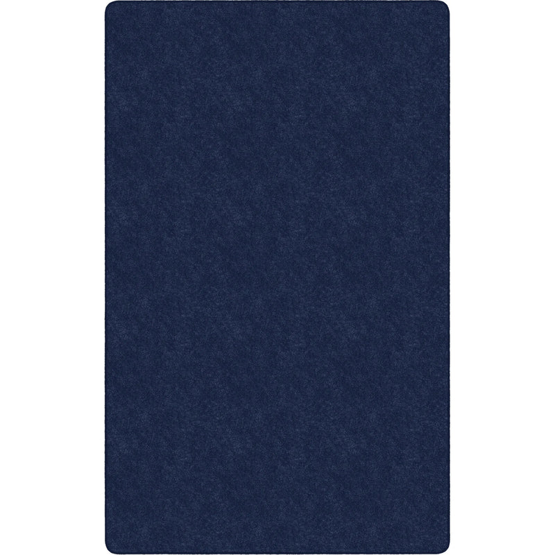 Flagship Carpets Amerisoft Navy Rug - 48x72 Rectangle - Soft Polyester & Nylon - Rugs Mats