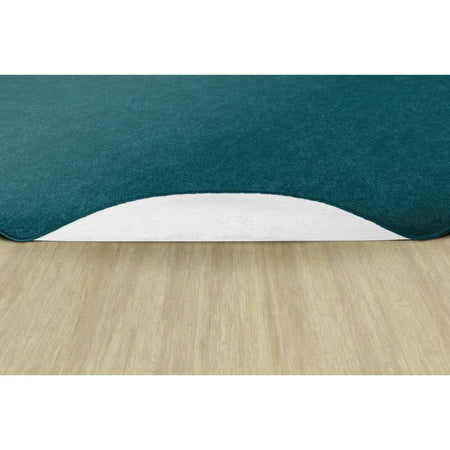 Flagship Carpets Amerisoft Oval Rug - Marine Blue - 12ft x 90’’ - Nylon/Polyester - Rugs & Mats