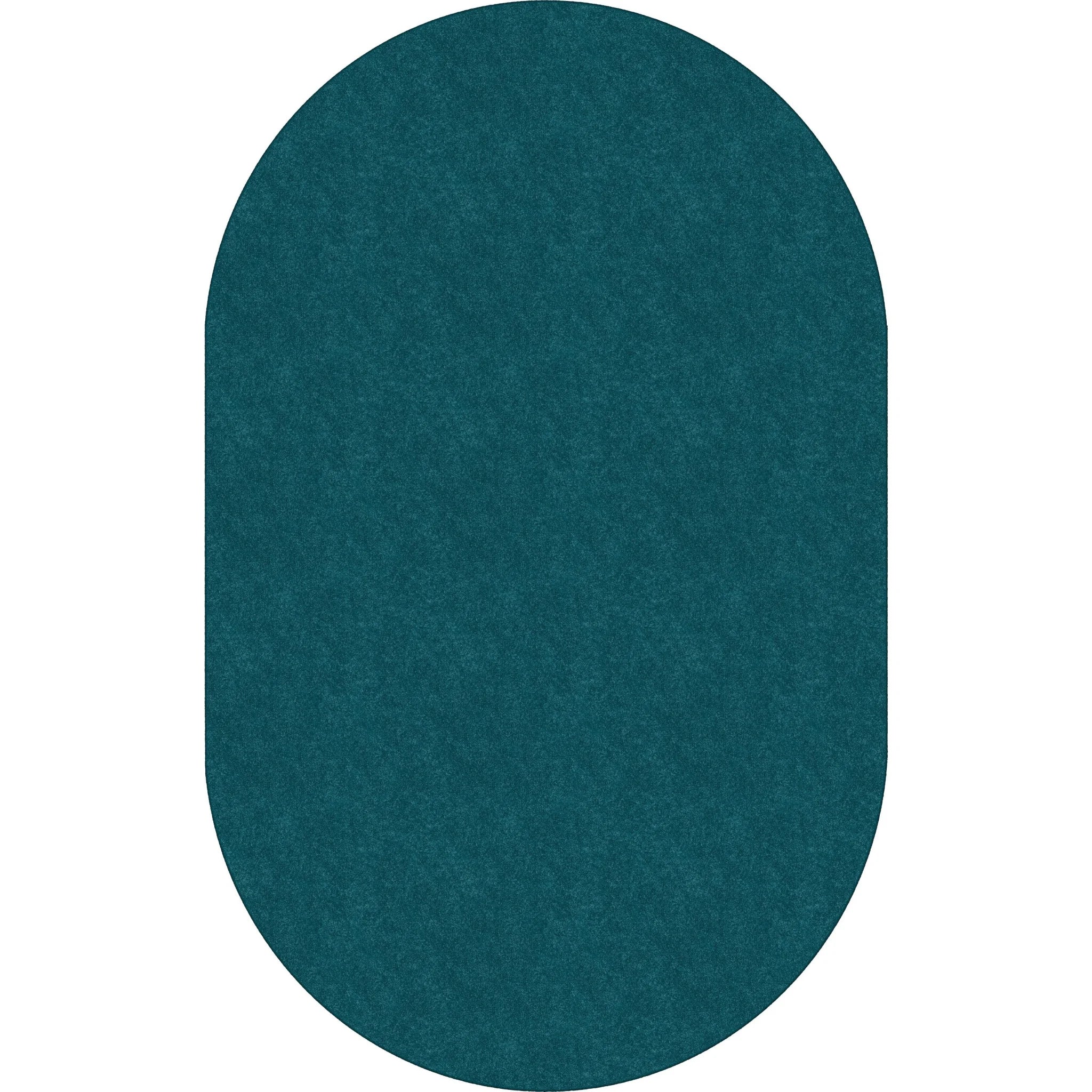 Flagship Carpets Amerisoft Oval Rug - Marine Blue - 12ft x 90’’ - Nylon/Polyester - Rugs & Mats