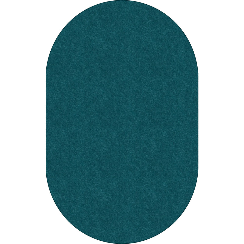 Flagship Carpets Amerisoft Oval Rug - Marine Blue - 12ft x 90’’ - Nylon/Polyester - Rugs & Mats