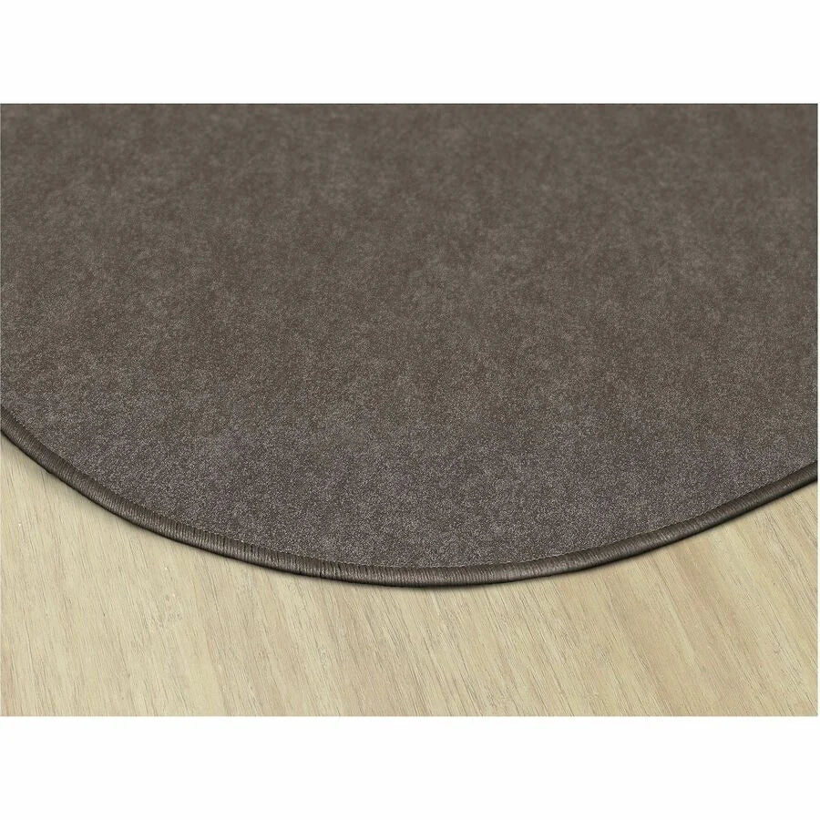 Flagship Carpets Amerisoft Oval Rug - Wheat - 12ft x 90’’ - Nylon/Polyester - Rugs & Mats