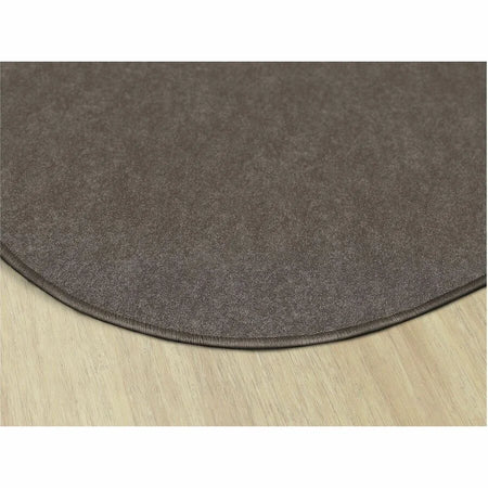 Flagship Carpets Amerisoft Oval Rug - Wheat - 12ft x 90’’ - Nylon/Polyester - Rugs & Mats
