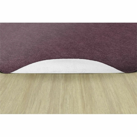 Flagship Carpets Amerisoft Plum Round Rug - 72’’ Diameter Nylon/Polyester - Rugs & Mats