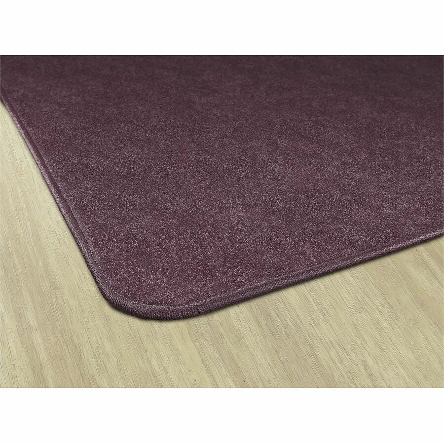Flagship Carpets Amerisoft Plum Rug - 108’’x72’’ Rectangle - Nylon/Polyester - Rugs & Mats