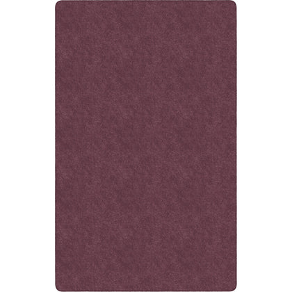 Flagship Carpets Amerisoft Plum Rug - 48x72 Rectangle - Soft Polyester/Nylon Blend - Rugs & Mats